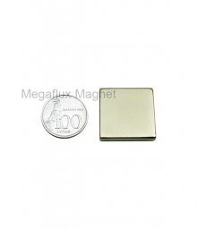 kotak 27 mm x 27 mm x 5 mm, Neodymium Magnet