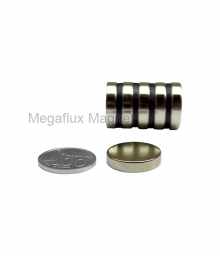 Lingkaran 22 mm x 5 mm, Neodymium Magnet