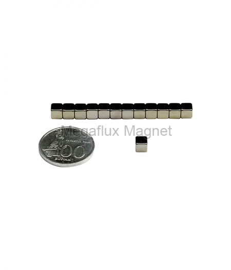 kotak 5 mm x 5 mm x 5 mm, Neodymium Magnet