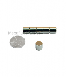 GE - Lingkaran 10 mm x 10 mm, Neodymium Magnet. Ekonomis