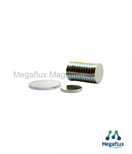 GE - Lingkaran 12 mm x 2 mm, Neodymium Magnet. Ekonomis