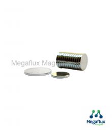 GE - Lingkaran 12 mm x 2 mm, Neodymium Magnet. Ekonomis