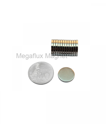 GE - Lingkaran 15 mm x 2 mm, Neodymium Magnet. Ekonomis