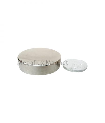 GE - Lingkaran 40 mm x 10 mm, Neodymium Magnet. Ekonomis